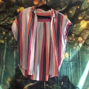 Button Up with Striped design